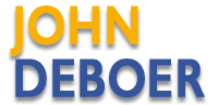 hire comedian john deboer logo